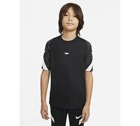 Nike Strike 21 Top (Youth), Maglia a Maniche Corte da Bambino, Unisex - Bambini, CW5847-010, Nero/Antracite/Bianco/Bianco, 13-15 Jahre