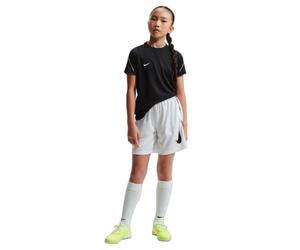 Nike Strike Dri-Fit IO1938-010 Maglia da Calcio a Maniche Corte per Bambini Anziani, Nero/Bianco/Bianco, Taglia XL
