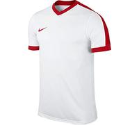 Nike Striker Iv, Maglietta A Manica Corta, Uomo, Bianco (White/University Red), M