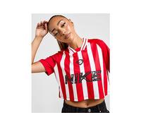 Nike Stripe Crop Football Shirt, Red S