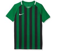 Nike Striped Division III Football T-Shirt, Unisex Bambini, Black/White/White/(Black), M