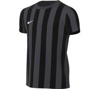 Nike Striped Division IV Jersey Maglia a Maniche Corte da Bambino, Unisex - Bambini, CW3819-060, Antracite/Nero/Bianco, 12-13 Anni