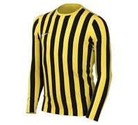 Nike STRP Dvsn IV JSY - Top a Maniche Lunghe Unisex per Bambini, Unisex - Bambini, CW3825-719, Giallo Tour/Nero/Bianco, 12-13 Anni