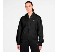 Nike - Women's Studio Fleece MW Std Full Zip Hoody - Felpa con cappuccio XS nero