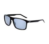 Nike Unisex Nike NIKE FIRE L P FD1819 010 Occhiali da sole Bio-iniettato Nero Argento Squadrata Polarizzata Flash