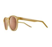 Nike Unisex Nike NIKE SWERVE P FD1850 783 Occhiali da sole Plastica Oro opaco Marrone Rotonda Polarizzata