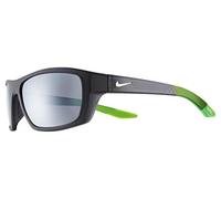 Nike Unisex NIKE BRAZEN BOOST CT8179 021 Occhiali da sole Plastica Grigio Argento Squadrata Normale Flash