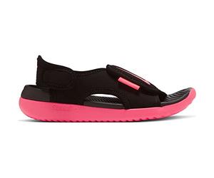 Nike Sunray Adjust 5 V2, Scarpe da Corsa Bambini e Ragazzi, Nero/Rosa Racer, 28 EU