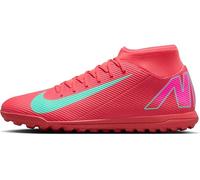 NIKE Superfly 10 Club TF, Sneaker Uomo, Ember Glow/Aurora Green, 39 EU