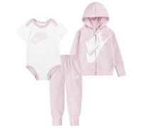 Nike Sustainable 3Pc Fz Set per bimba Pink Foam 6 mesi