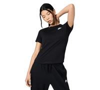 Nike SW Club T-Shirt, Nero, M Donna
