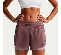 Nike Pantaloncini da corsa Swift 2in1 Dri-FIT Donna Viola S