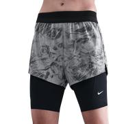 Pantaloncini nike swift 2 in 1 argento da donna