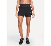 Nike Swift Dri Fit Mr 3in 2in W - Short Running - Donna - Nero L