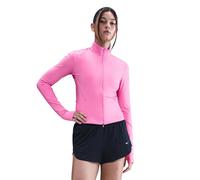 Nike Swift Half-Zip Camicia Da Corsa Donna-Rosa,Argento