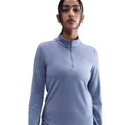 Nike Swift Half-Zip Longsleeve Camicia da corsa Donna-grigio-blu, argento
