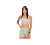 Nike Reggiseno sportivo da donna Swift, a supporto alto, leggermente foderato, Steam/Argento riflettente, M
