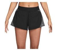 Nike Swift UV Repel Mid W - pantaloni corti running - donna Black/Grey XS