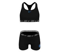 Nike Swim Bikini e Pantaloncini per Bambina e Ragazza (Nero, XL)