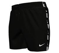 NIKE Swim Breaker Logo Tape 5" Volley Short Black