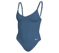 NIKE Swim Effortless Essential V-Neck One Piece Slate
