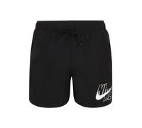 Nike Swim Pantaloncini da surf 'Lap 5' nero / bianco Uomo Nike Swim M nero / bianco