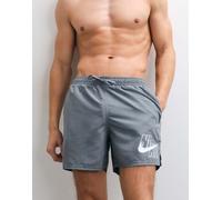 Nike Swim short volley 5" in grigio freddo XS