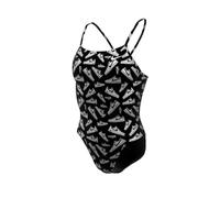 Nike Swimwear Costume a Due Pezzi, Jet Black, 42 Donna