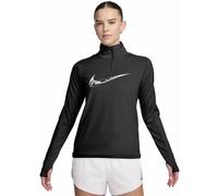 Nike Swoosh 1/2 Zip W - maglia running maniche lunghe - donna M Black woman Dri-Fit