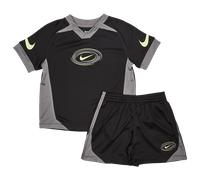 Nike Swoosh Bambini - Tute da ginnastica Nero - Taglia 92 - 98 CM - Poly Jersey Black 92 - 98 CM