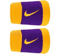 Nike Swoosh BN2094-730 - Braccialetto doppio largo University, colore: Oro/Viola