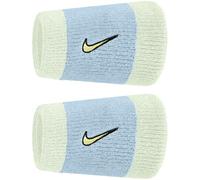 Nike Swoosh BN4000-430 - Braccialetto classico doppio largo 2P Cobalt Bliss/Bolt Tint/Soft Yellow