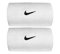 Nike Swoosh Classic Doublewide 2pcs Wristband Polsiere Taglia unica Bianco