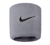 Nike Swoosh, Coppia di Polsini Unisex, Grigio (Grigio/Nero-Grey Heather/Black), Taglia unica (uomo)