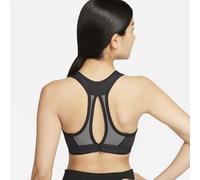Nike DX6815-010 W NK DF SWSH HGH SPT Bra Reggiseno Sportivo Donna Black/Iron Grey/White Taglia XSA-C