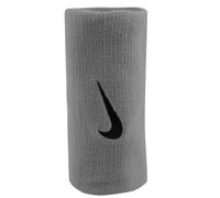 Nike Swoosh Doublewide Polsino Anti Sudore Confezione Da 2-Grigio Chiaro,Nero in grigio chiaro, Taglia: