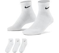 Nike Swoosh Dri-FIT Crew, calzini da 3 pezzi, bianco, bianco, 42-46