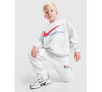 Nike Swoosh Fleece Tracksuit Children - Grigio, grigio 2-3Y