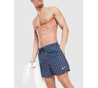 Nike Swoosh Link Fade Swim Shorts, blu XS