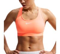 Nike Swoosh Medium Support Sports Bra Top e Reggiseni M Arancio