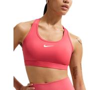 Nike Swoosh Medium Support Sports Bra Top e Reggiseni M Rosso