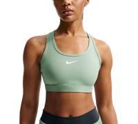 Nike Swoosh Medium Support Sports Bra Top e Reggiseni S Verde
