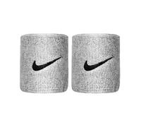 Nike Polsiere SWOOSH WRISTBANDS nnn04051os-051 - Confezione da 2, Grigio Chiaro/Nero, Taglia unica