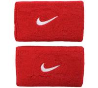 Nike Swoosh - Polsino Doppio, Unisex, N.NN.05.624.OS, Rosso/Nero, Taglia Unica (Uomo)