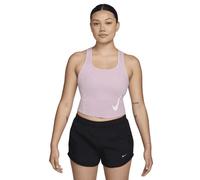 Nike Swoosh Run Dri-FIT W - top running - donna Light Rose S