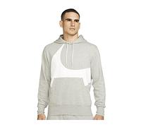 NIKE Swoosh Sbb Po Felpa con Cappuccio Dk Grey Heather/White M