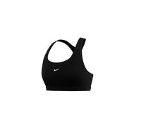 Nike Swoosh SPT T-Shirt, Nero/Bianco, L Donna