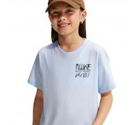 Nike Swoosh T-Shirt Palestra Logo Azzurro Bambino L