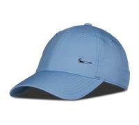 Berretto da tennis Nike Dri-Fit Club Unstructured Metal Swoosh - blue/metallic gold - Blu (L/XL)
