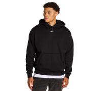 Nike Swoosh Uomo - Felpe con cappuccio Nero - Taglia L - Pile di cotone Black L